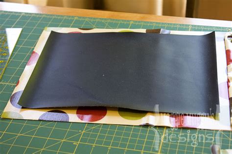 how to make a chalk cloth mat
